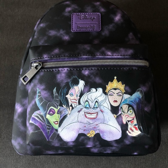 SOLD Disney Villains Loungefly Mini Backpack NWT - Picture 4 of 9